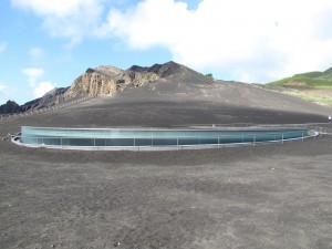 Underjordiskt vulkanmuseum